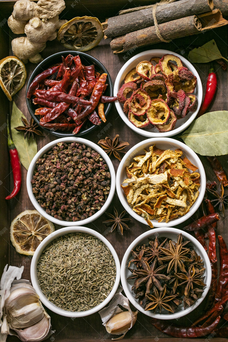 香辛料摄影图