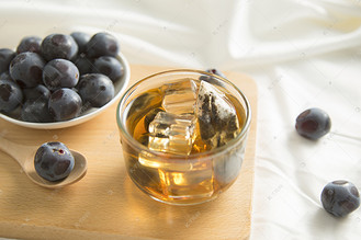 黑加仑葡萄冷饮摄影图