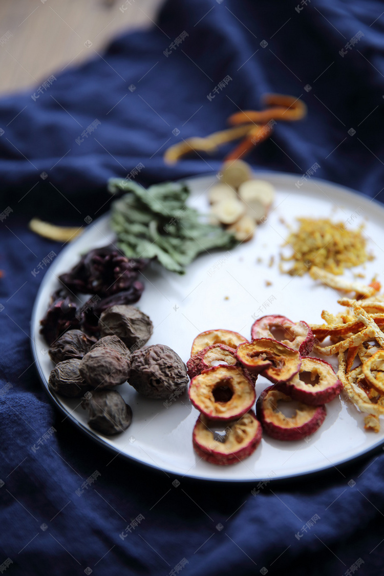 花茶山楂茶桂花茶养生茶摄影图高清摄影大图-千库网
