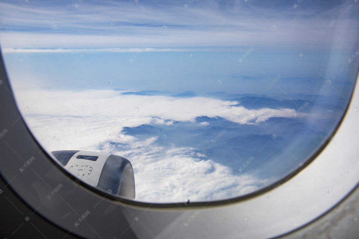 飞机窗外的风景，原创拍摄