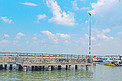 马来西亚巴生港码头摄影图