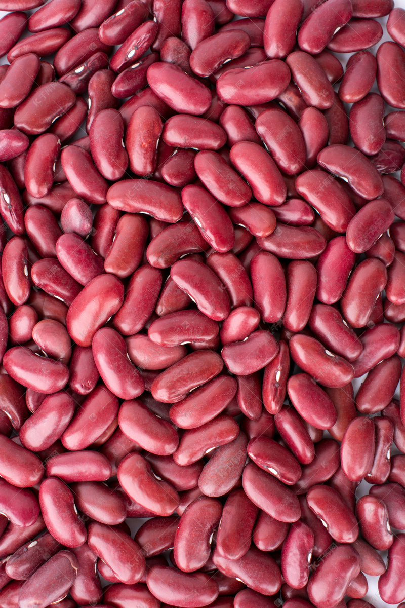 红芸豆特写图片