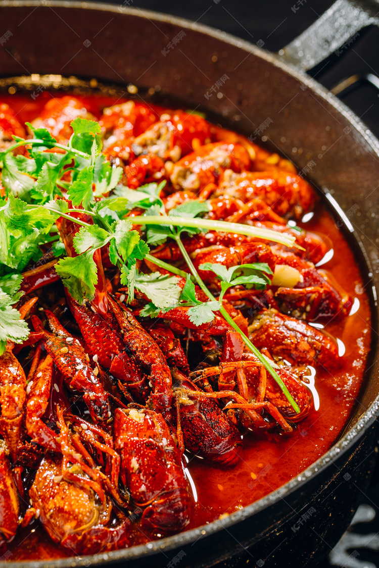 小龙虾美食摄影图