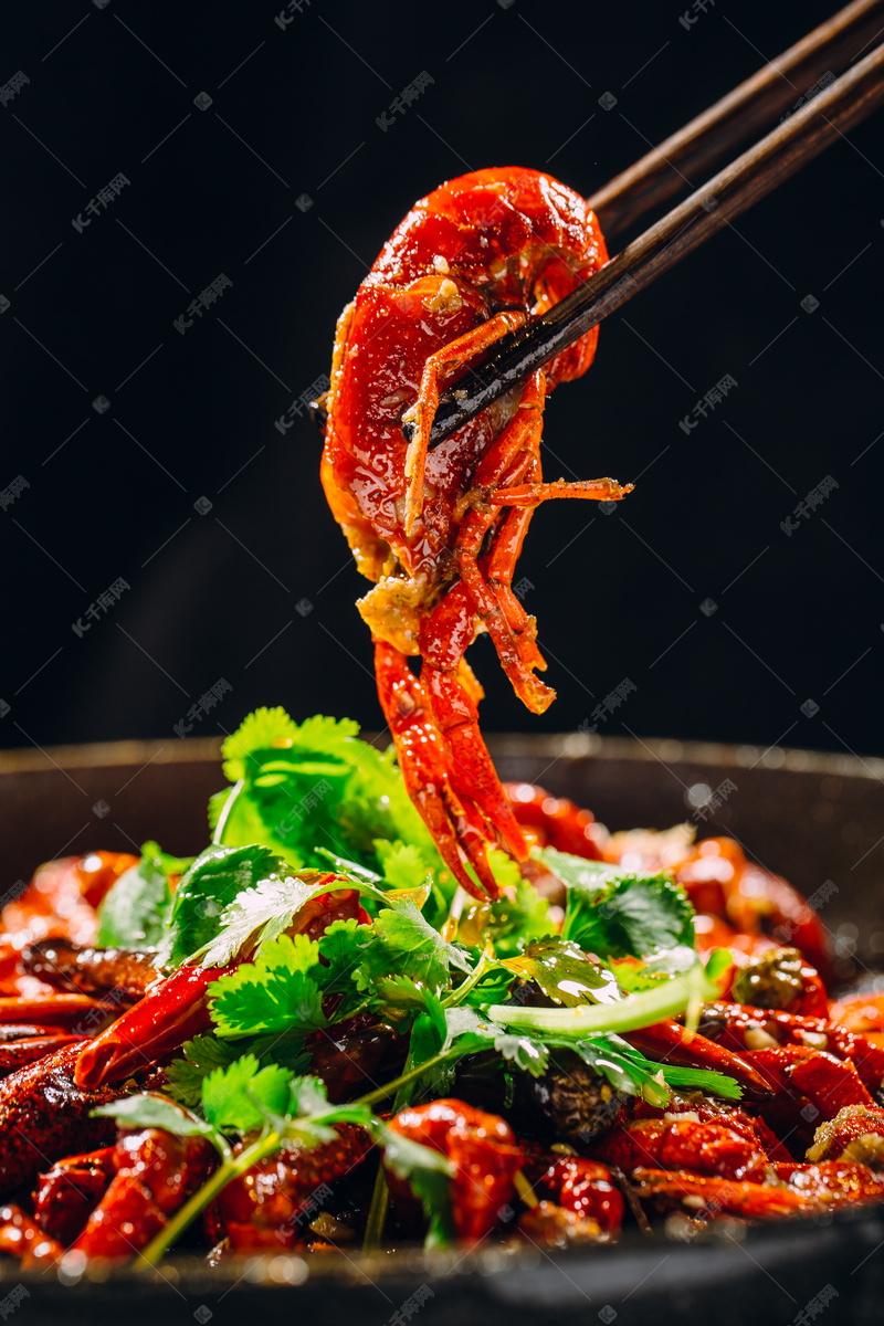 小龙虾美食摄影图