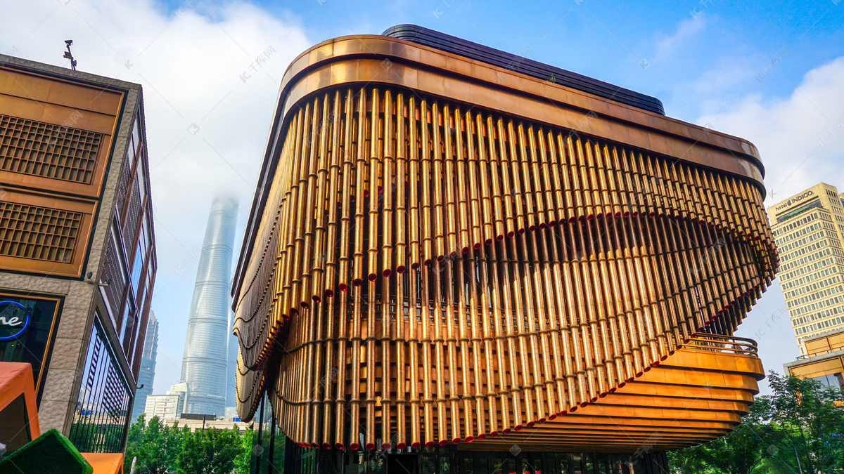 上海bfc外滩金融中心摄影图高清摄影大图-千库网