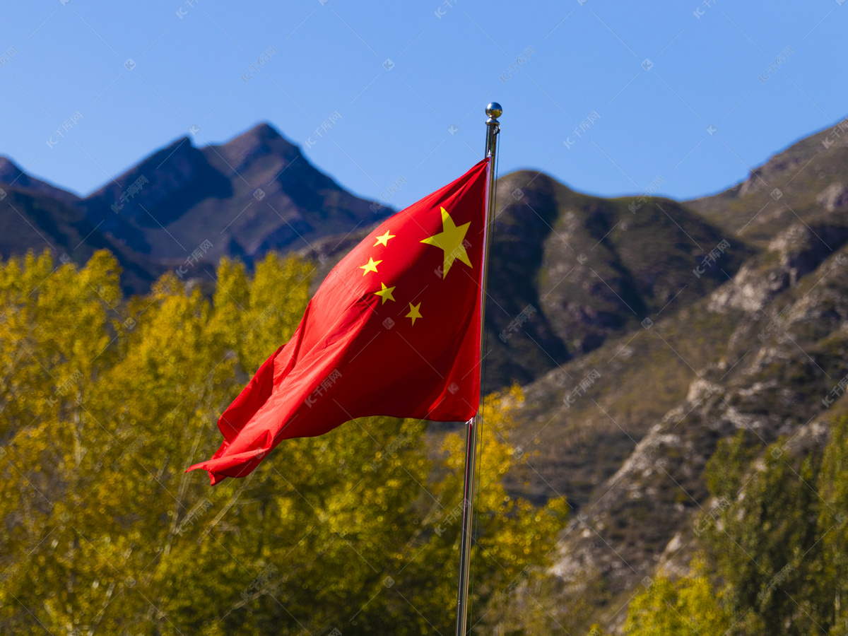 中国五星红色红旗图片_生物静物_设计元素-图行天下素材网