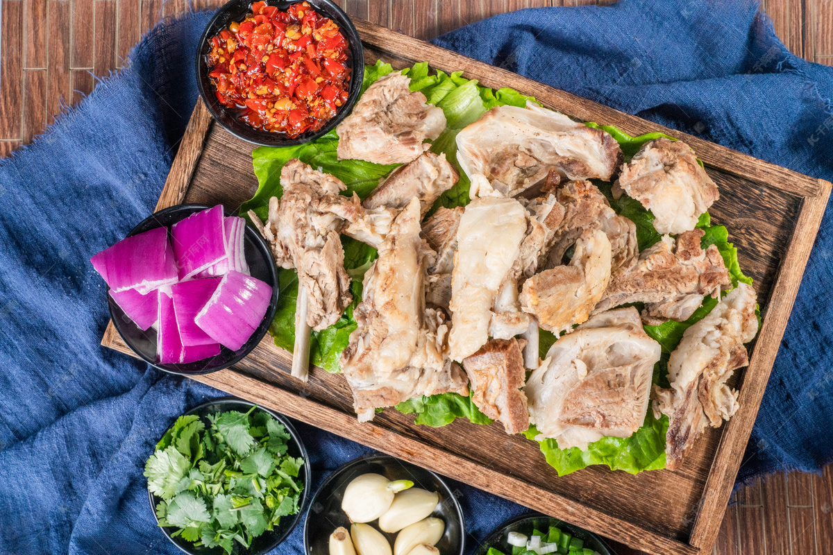 手抓羊肉高清摄影大图-千库网