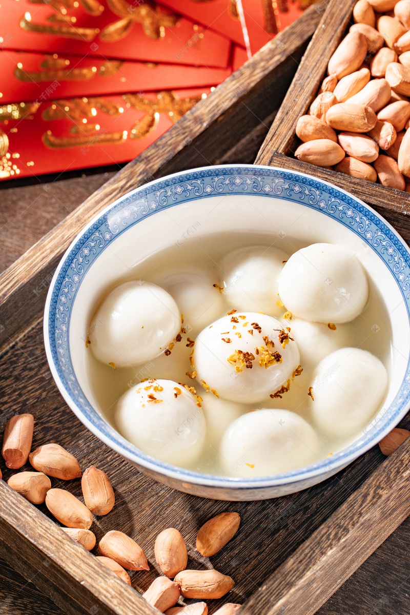 元宵节汤圆摄影图配图高清摄影大图-千库网