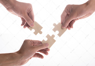 团队协作合作共赢职场分工摄影图配图