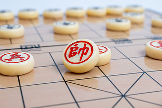 中国象棋室内帅棋棚拍静物摄影图配图