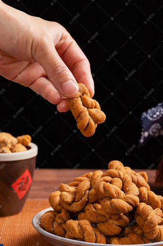 休闲零食小吃陈麻花重庆美食摄影图配图