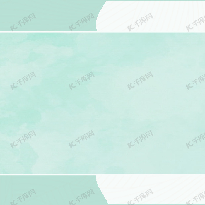 初夏风绿色水彩背景图片免费下载 海报banner 高清大图 千库网 图片编号