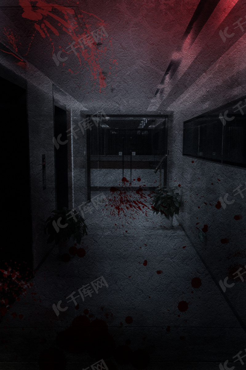 创意密室逃脱恐怖背景合成背景图片免费下载 海报banner Psd 千库网 图片编号