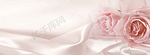 奢华婚礼鲜花粉色banner背景
