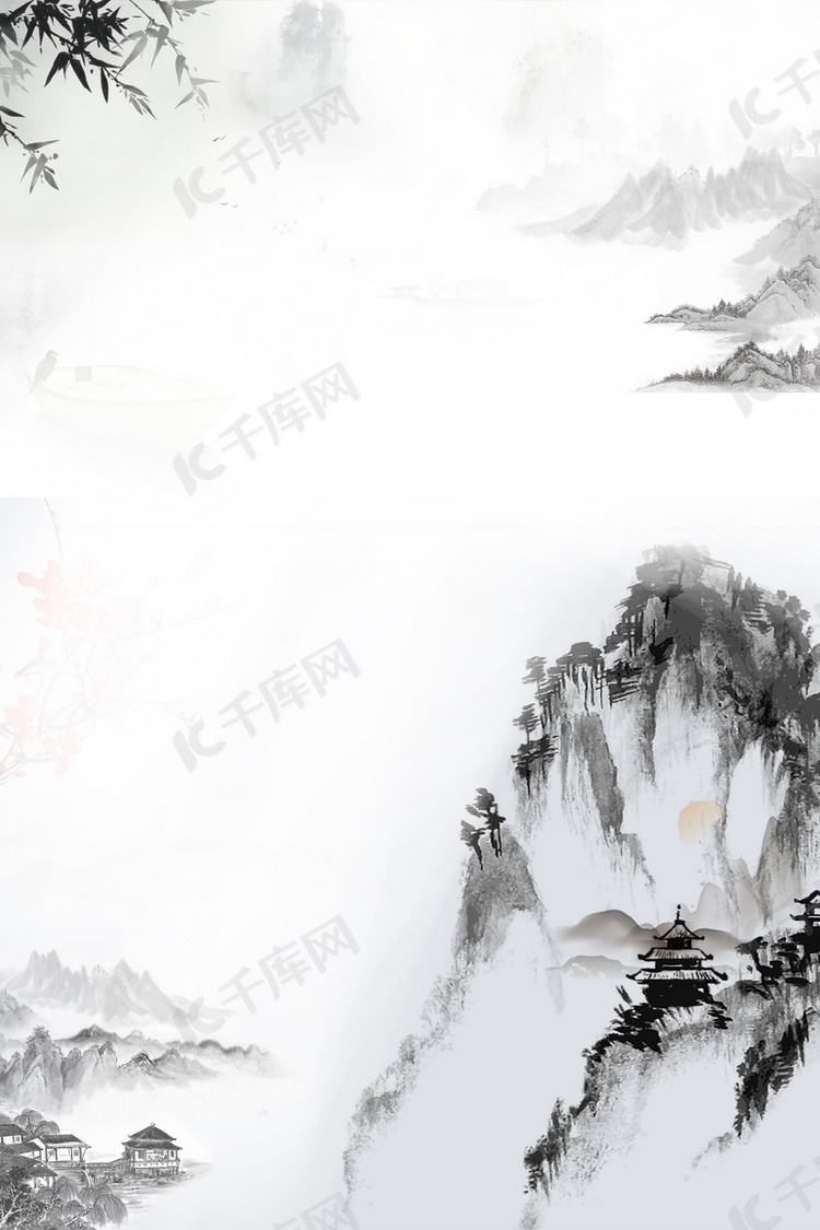 古风海报背景模板大全背景图片免费下载-千库网