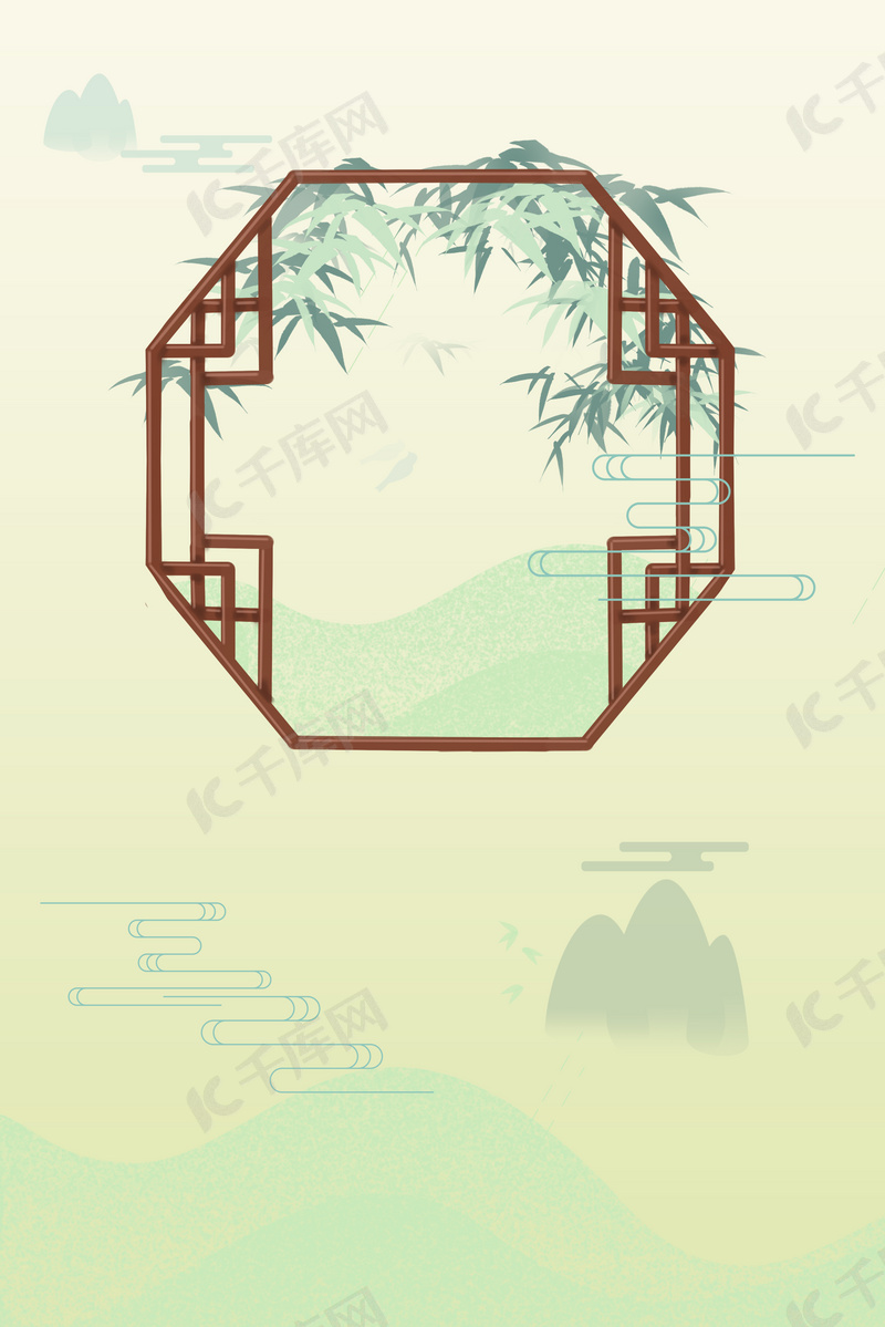 舒服的春意盎然欣欣向荣的暖色海报背景图片免费下载 海报banner Psd 千库网 图片编号