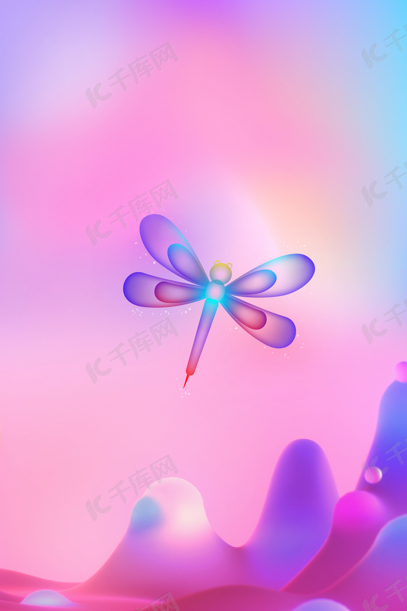 紫色简约光感透气蝴蝶渐变背景下载原图背景图片免费下载-千库网