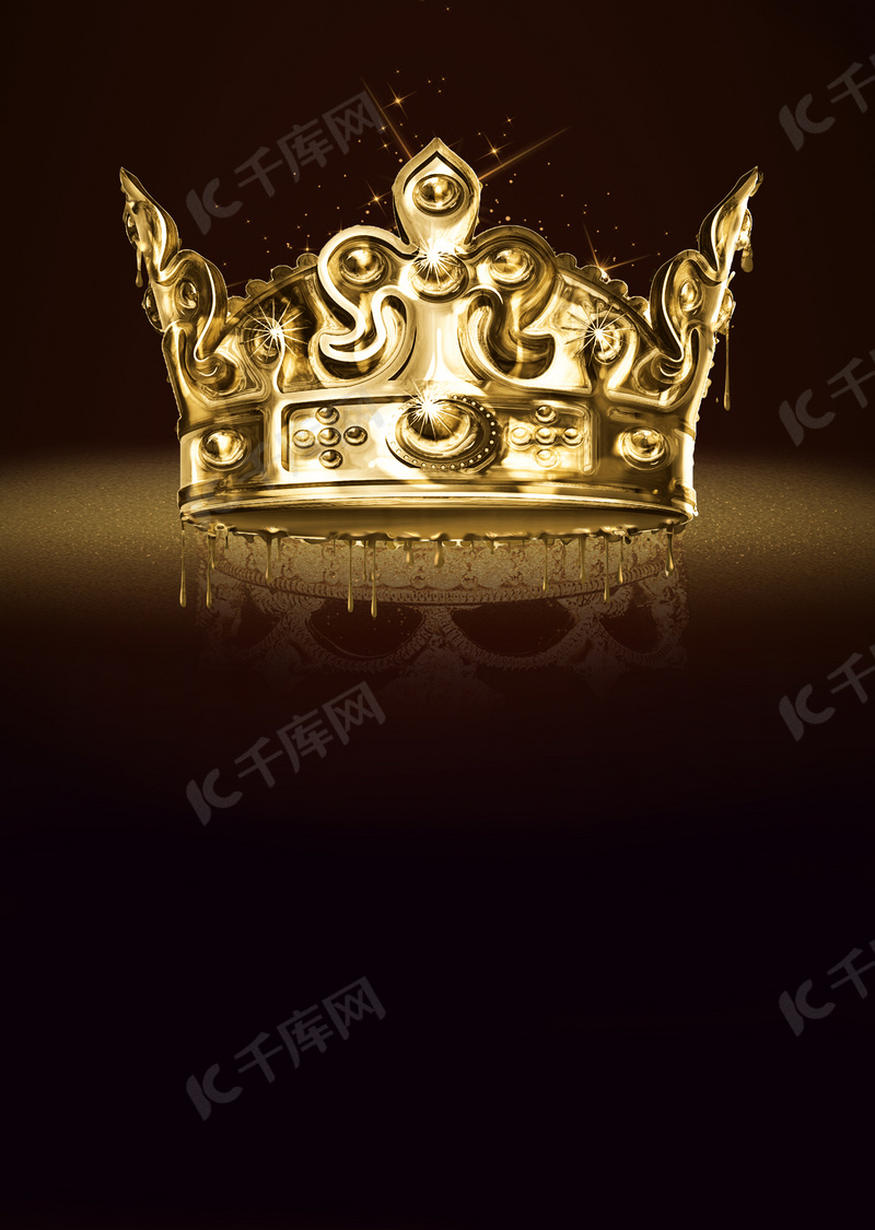 梦幻皇冠海报背景图片免费下载-千库网