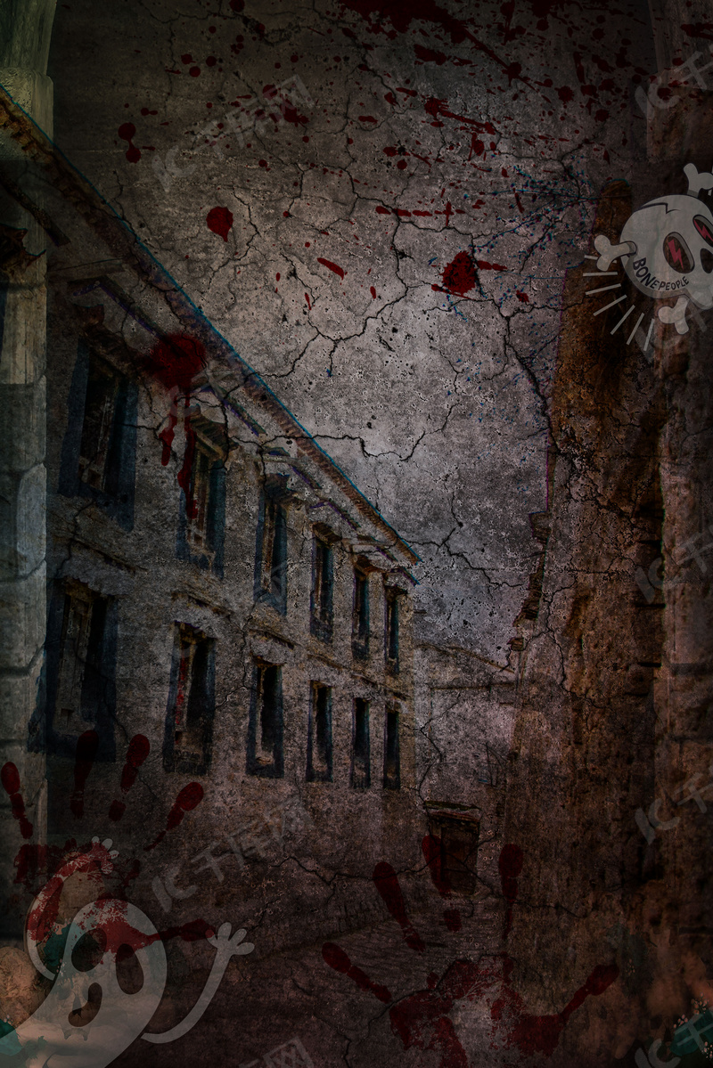 创意恐怖密室逃脱合成背景图片免费下载 海报banner Psd 千库网 图片编号