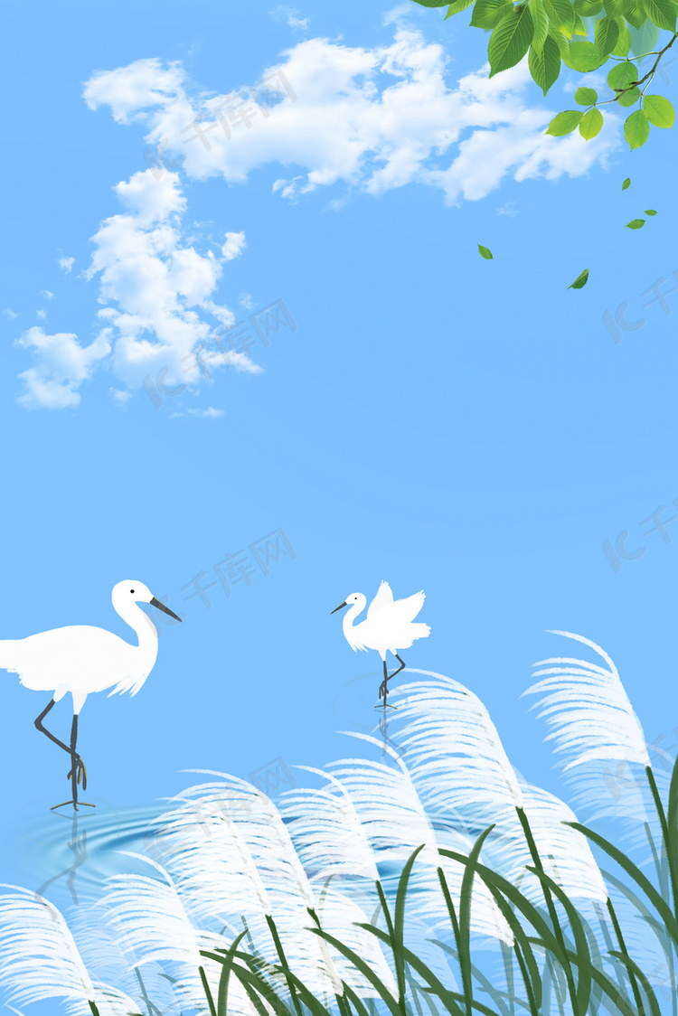 创意极简世界湿地日背景模板背景图片免费下载-千库网