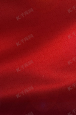 红色古典花纹周年庆典H5背景素材