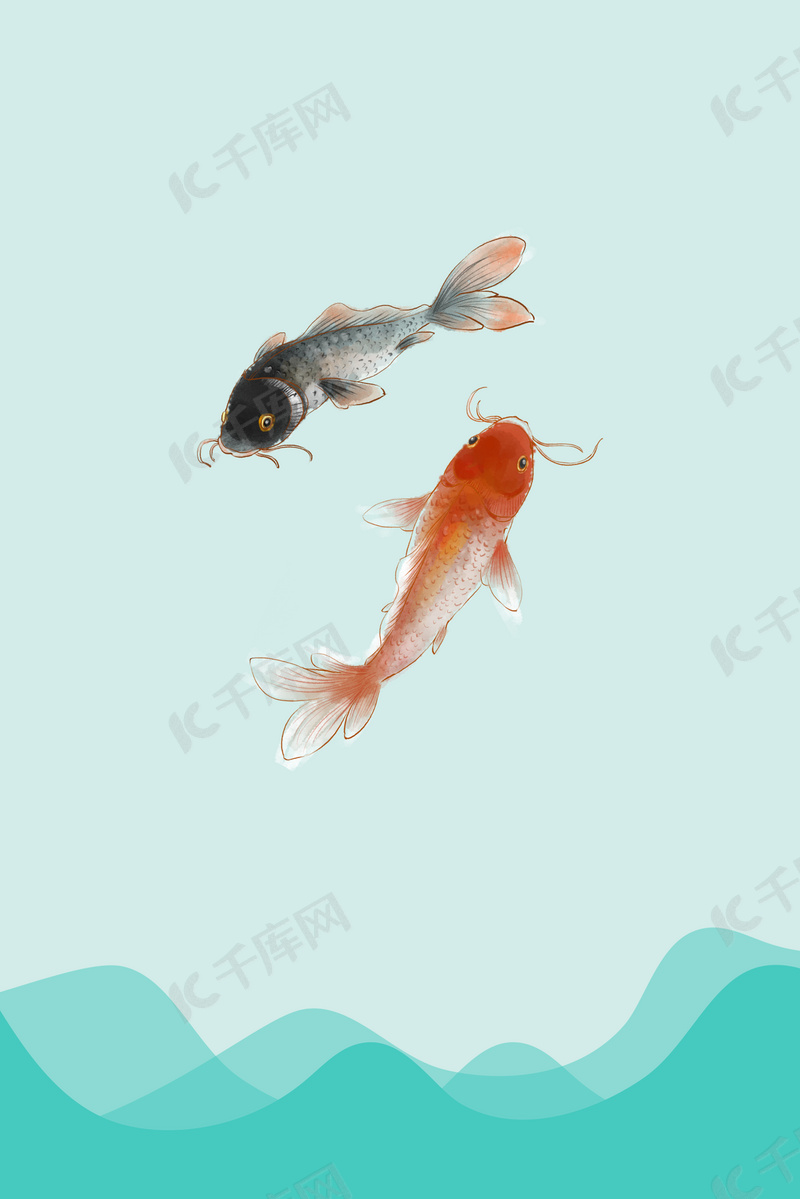 鲤鱼的水色背景图背景图片免费下载 海报banner Psd 千库网 图片编号 鲤鱼的水色背景图背景图片免费下载 海报banner Psd 千库网 图片编号