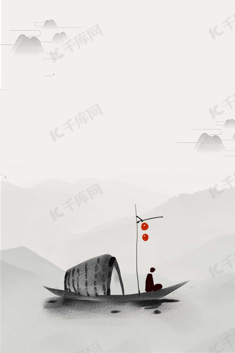 中国风创意禅意海报