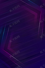 紫色星光矢量线科技H5下载