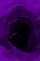 抽象紫色立体伪3D玫瑰纹理海报