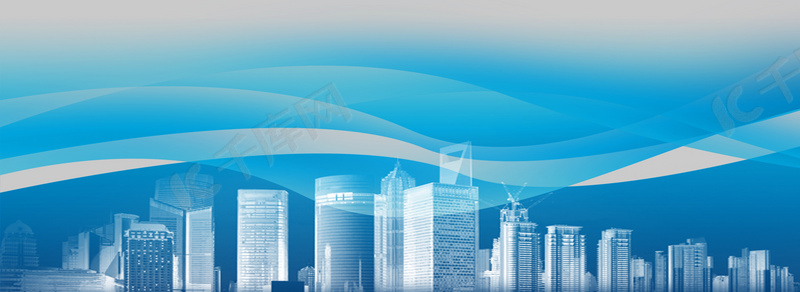 简约城市卡通背景图片免费下载 海报banner Psd 千库网 图片编号