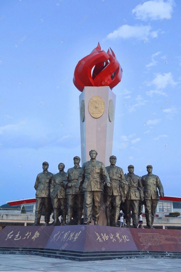 江西瑞金红色故乡长征出发地火炬革命根据地摄影图配图