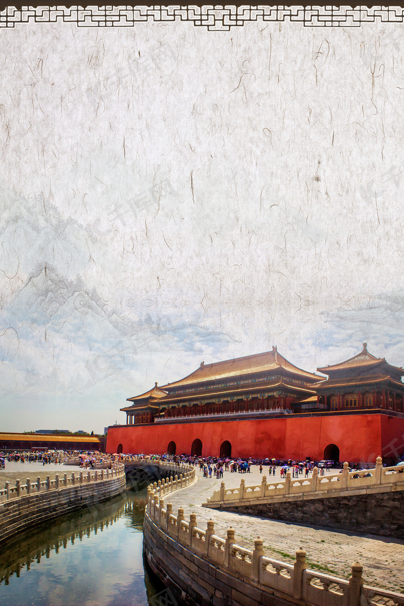 复古北京故宫文化高清背景