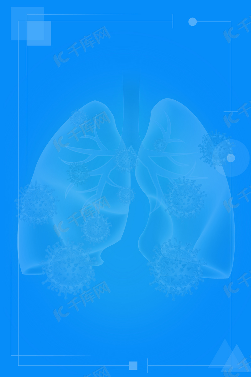 简约大气肺炎抗疫防疫背景海报背景图片免费下载 海报banner Psd 千库网 图片编号