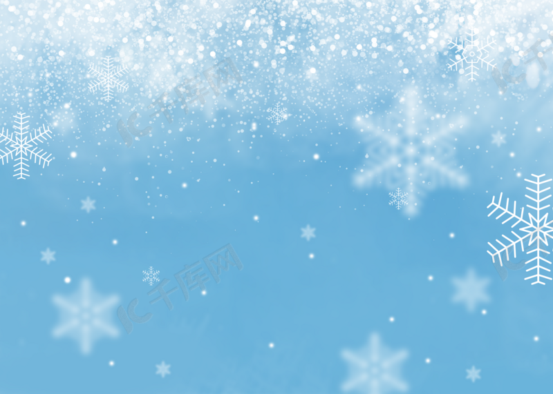 圣诞节雪花背景图片免费下载 海报banner Psd 千库网 图片编号