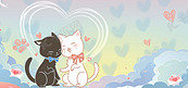 520情人节卡通动物猫咪可爱