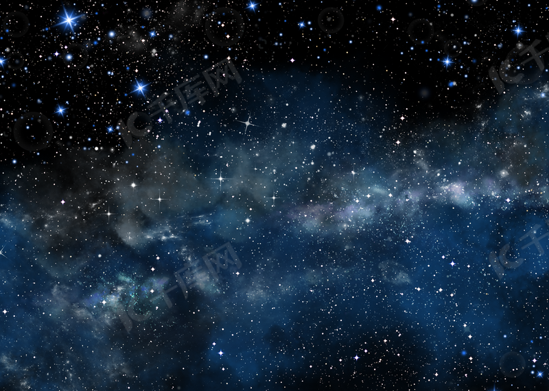 星星星系星空夜空光晕星光背景图片免费下载 海报banner Psd 千库网 图片编号