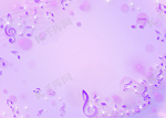 紫色渐变五线谱音乐背景