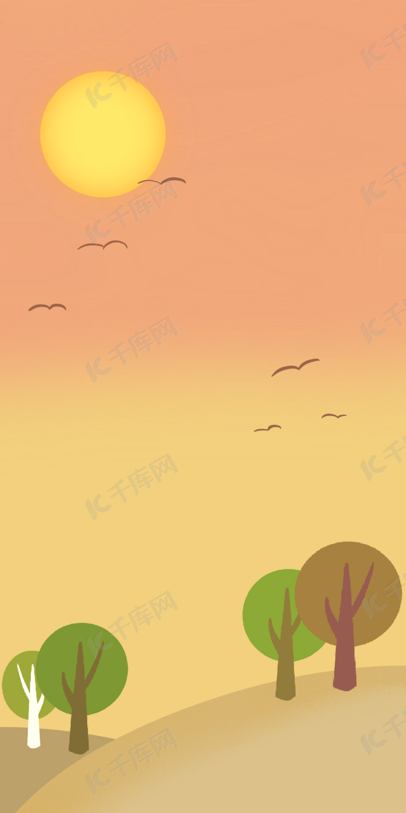 日落自然风景卡通背景图片免费下载 海报banner Psd 千库网 图片编号 日落自然风景卡通背景图片免费下载 海报banner Psd 千库网 图片编号