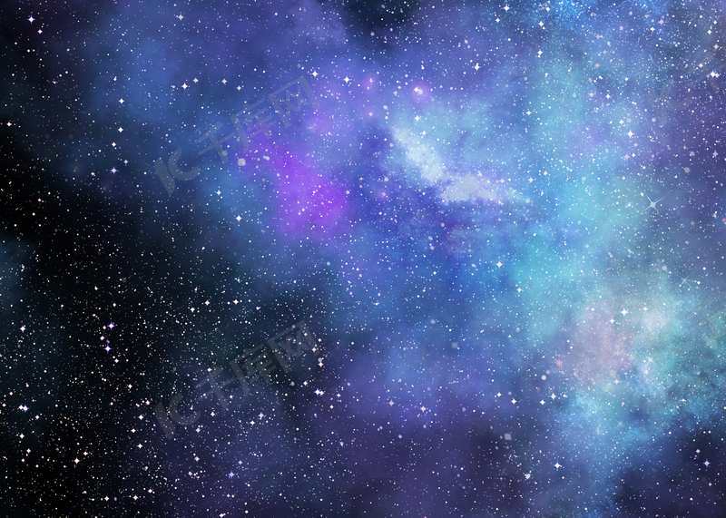 星星星空夜空光晕背景图片免费下载 海报banner Psd 千库网 图片编号
