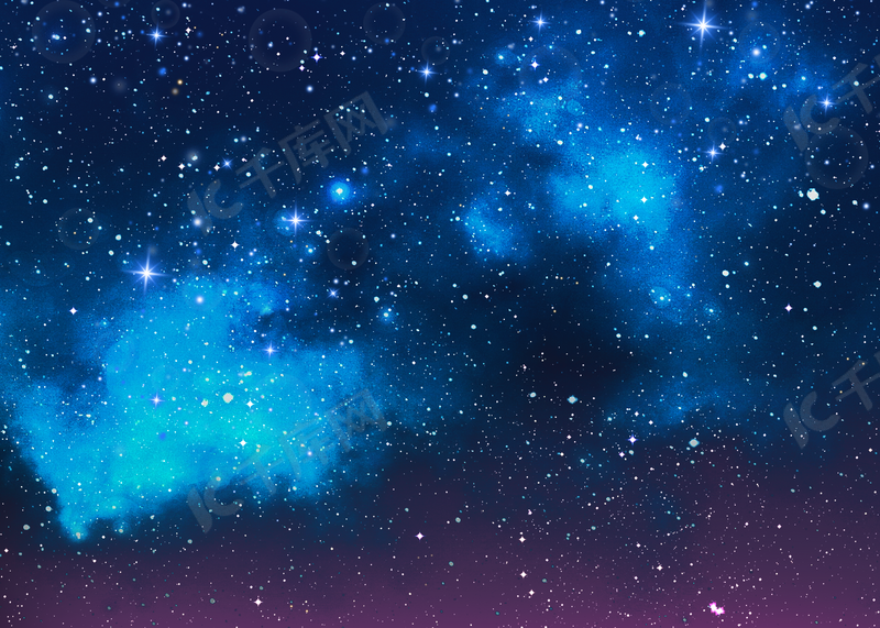星星星系星空夜空光晕背景图片免费下载 海报banner Psd 千库网 图片编号