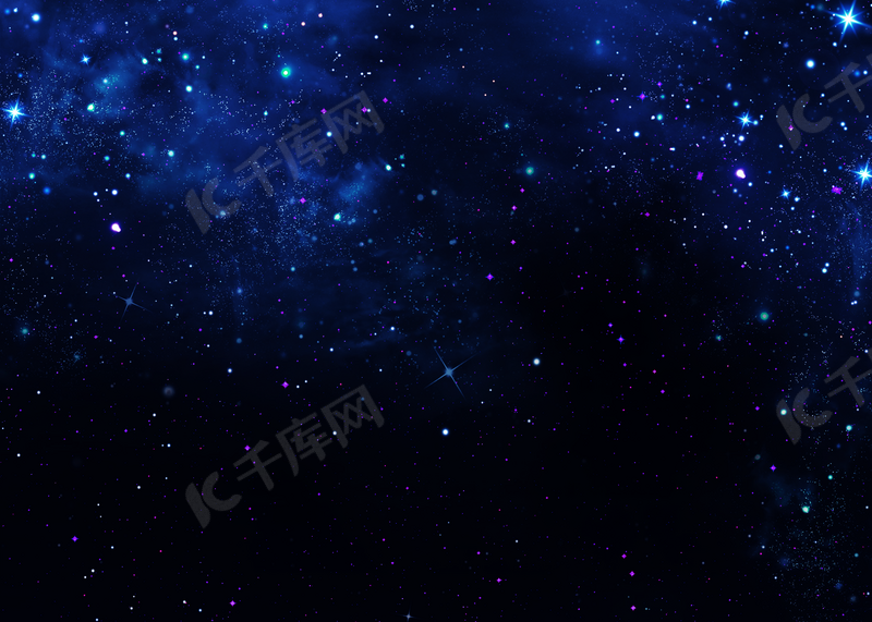 星星星系星空夜空背景图片免费下载 海报banner Psd 千库网 图片编号