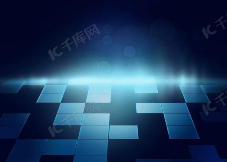 光效发光地平线科技背景图片免费下载-千库网