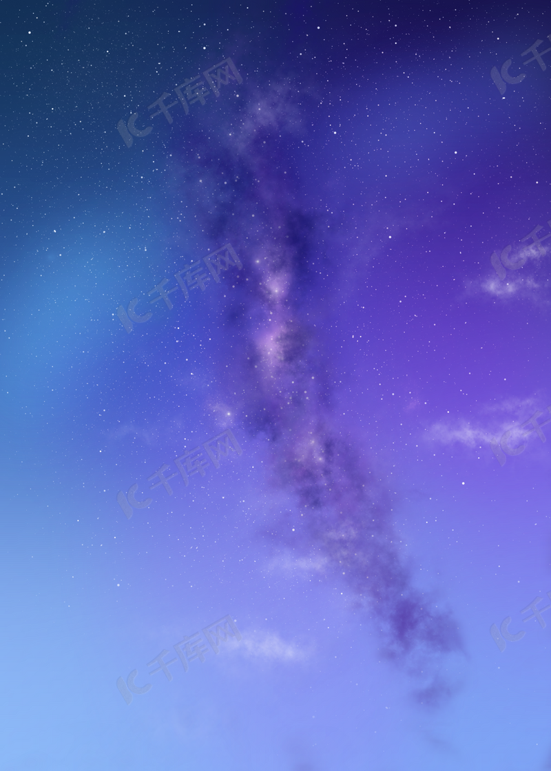 紫色系灿烂星河背景图片免费下载 海报banner Psd 千库网 图片编号
