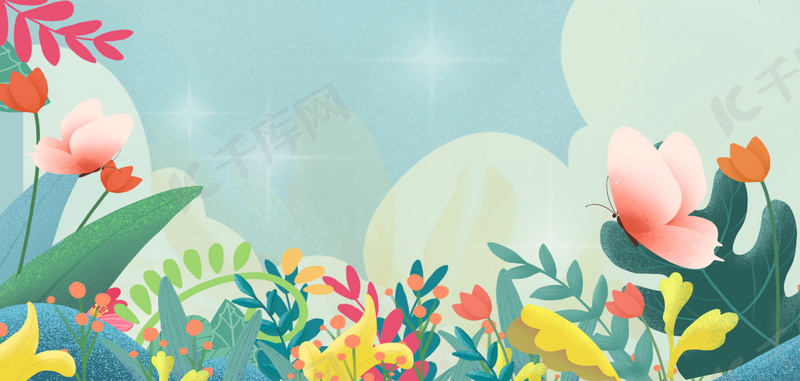 春季促销树叶花青色扁平促销背景图片免费下载 海报banner Psd 千库网 图片编号 春季促销树叶花青色扁平促销背景图片免费下载 海报banner Psd 千库网 图片编号