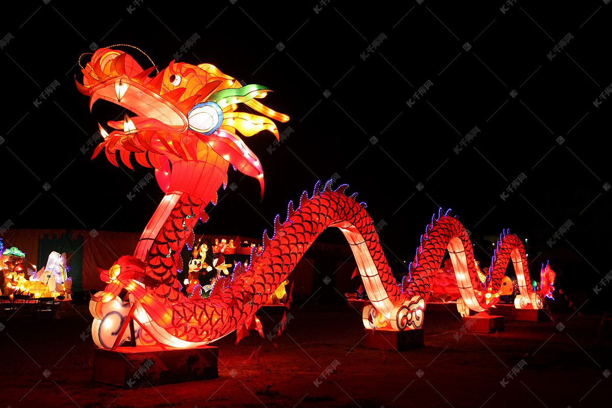 龙灯笼高清摄影大图-千库网