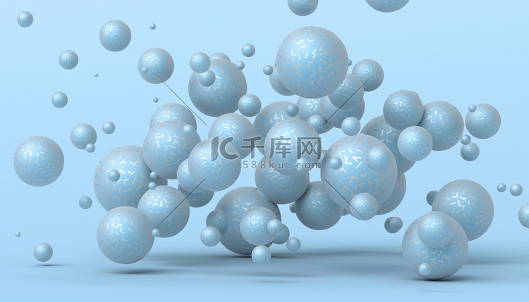 球面的抽象3d 渲染高清摄影大图千库网