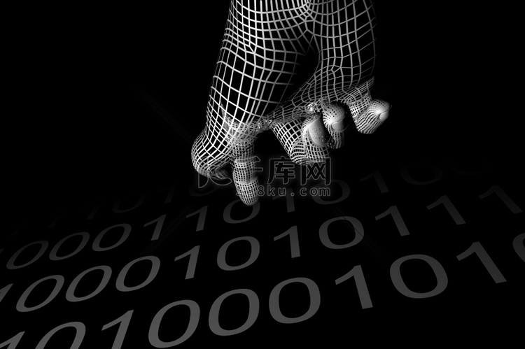 手工编码三维抽象概念豹子文字图片高清摄影大图 千库网