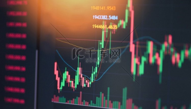 经济图表与股市图表，用于商业和财务概念和报告。高清摄影大图-千库网