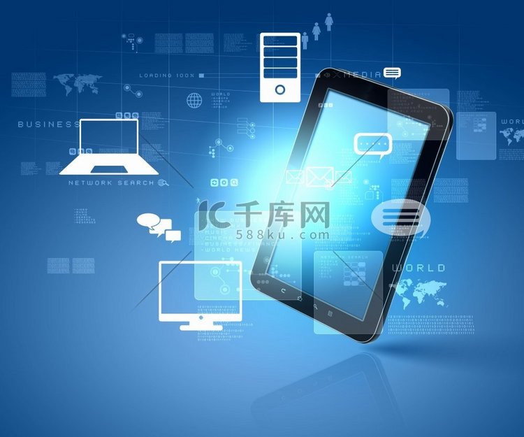 社交网络通讯。高清摄影大图-千库网