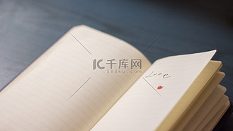 情人节七夕节表白信情书摄影图